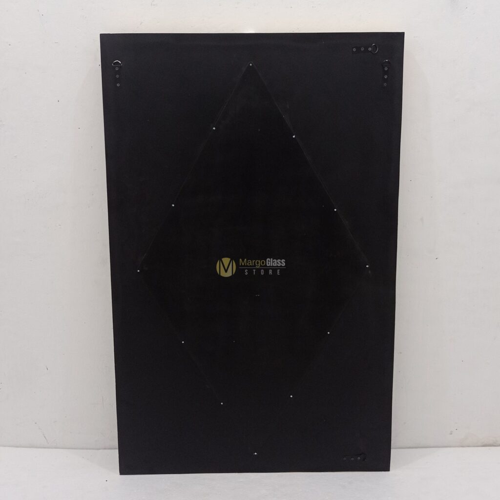MG 013107 Modern Mirror Black 140x90cm - Image 5