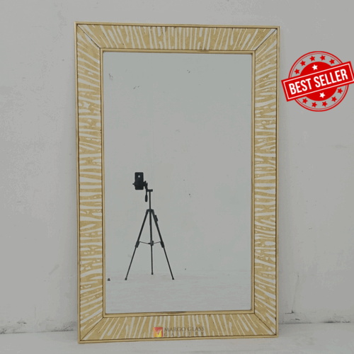 MG 018119 Eglomise Wall Mirror Rectangle