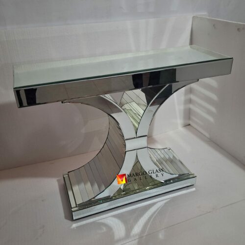 Console Table Channel Silver