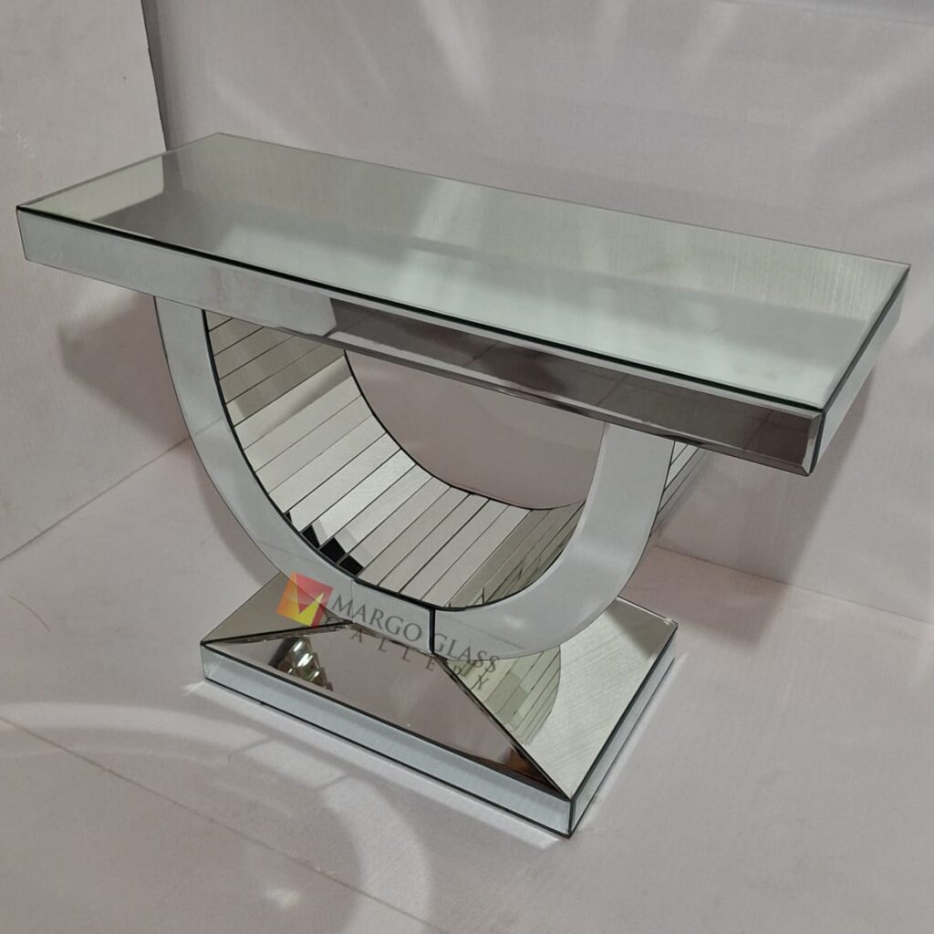 Console Table Full Silver U