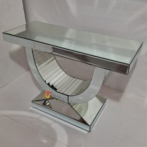 Console Table Full Silver U