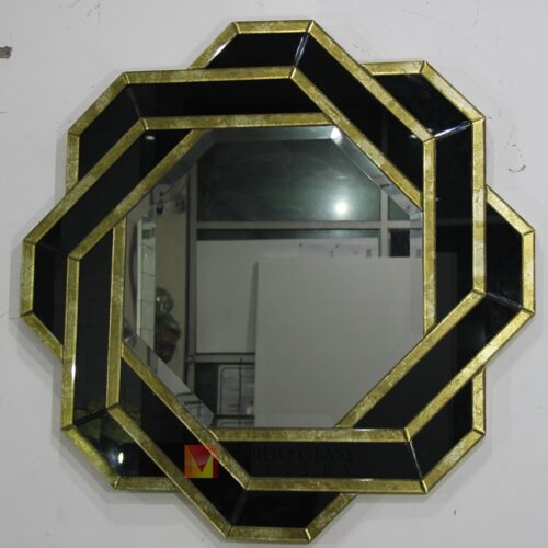 MG 018048 eglomise gold with black 100cm