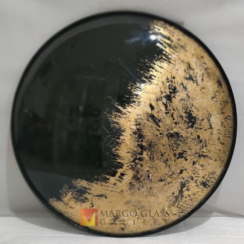 MG 050105 convex eglomise black 80 cm