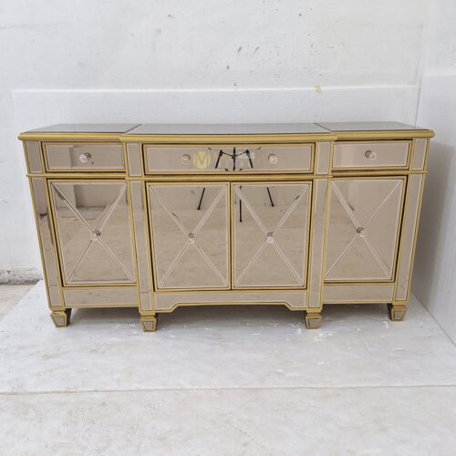 By Order! Furniture Cabinet Mirror Brown