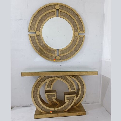 MG 006385 Console Gold eglomise kristal