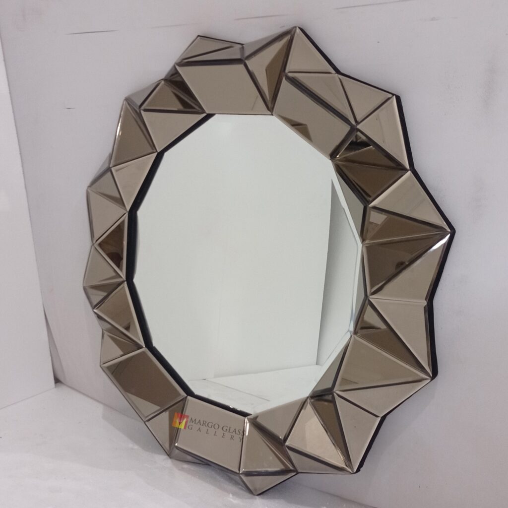 BY ORDER! MG 004663 Wall Mirror 120 cm Brown Mirror - Image 2