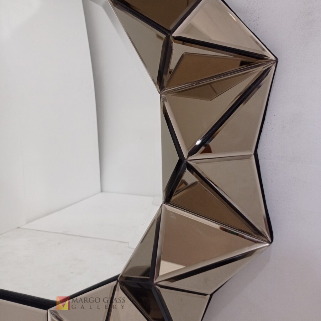 BY ORDER! MG 004663 Wall Mirror 120 cm Brown Mirror - Image 6