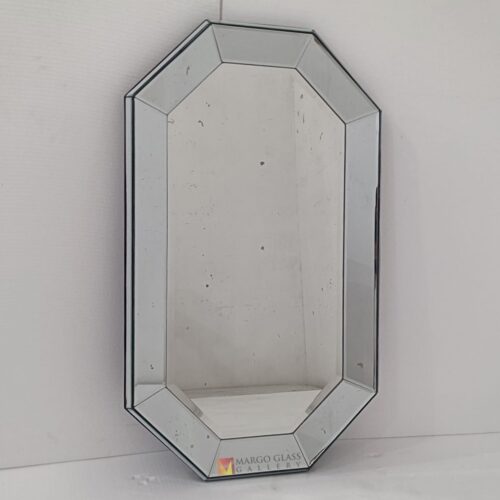 Modern Wall Mirror Octagon 122x71cm
