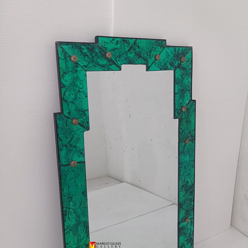 Modern Wall Mirror Green 140 x 80 cm - Image 3