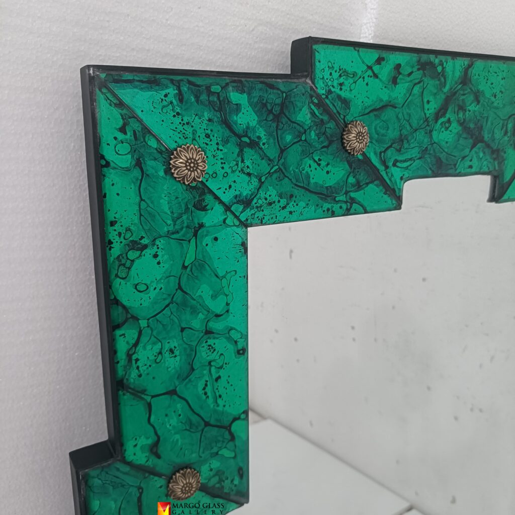 Modern Wall Mirror Green 140 x 80 cm - Image 4