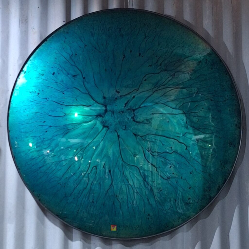 Convex Mirror Green 90 x 90 cm - Image 6
