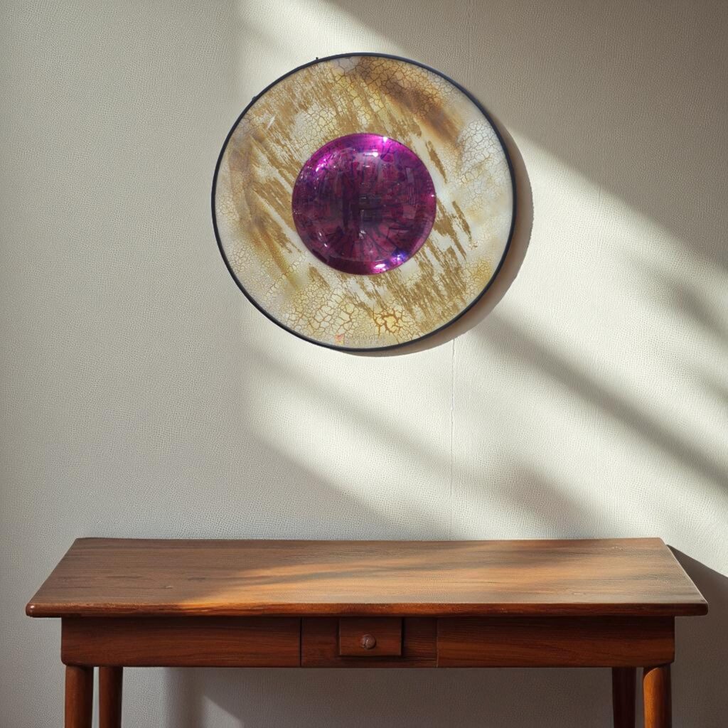 Double Concave Satellite Top Pink Beveled 96 cm - Image 3
