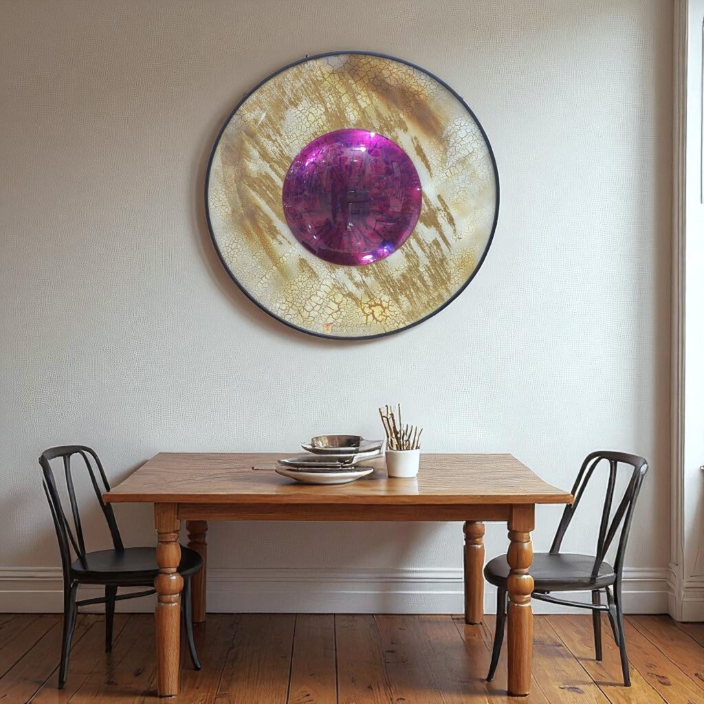 Double Concave Satellite Top Pink Beveled 96 cm - Image 2