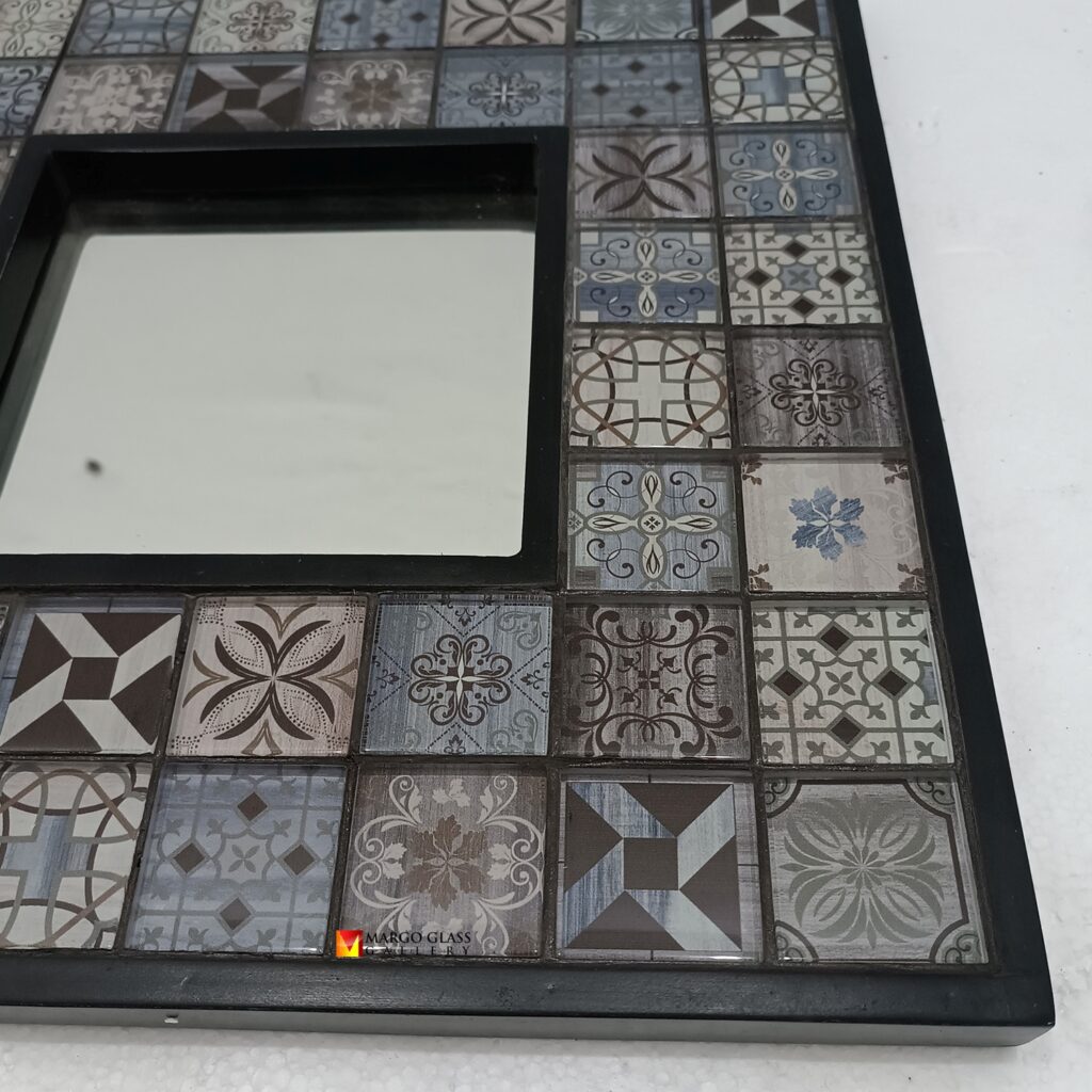 BY ORDER! MG 800003 Ceramic Batik Mirror 42cm - Image 2