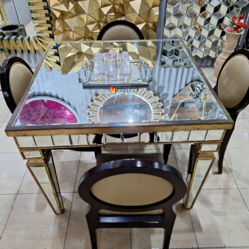 Meja Konsul Minimalist finishing gold