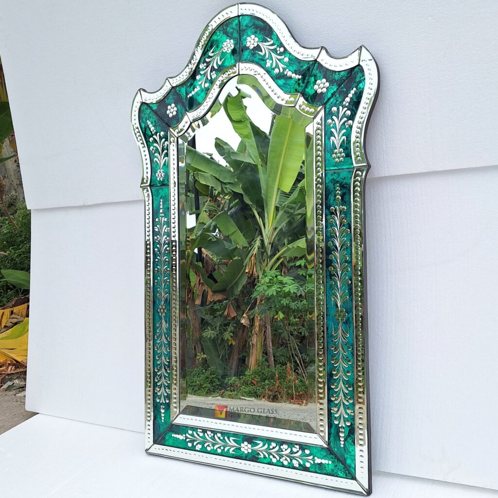 BY ORDER! Cermin Venetian Frame Green 122 x 74 cm  - Image 3