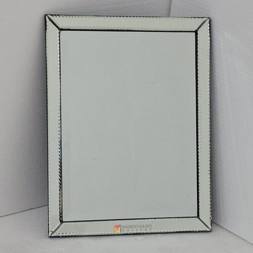 Rectangular Silver Mirror 54 x 41 cm