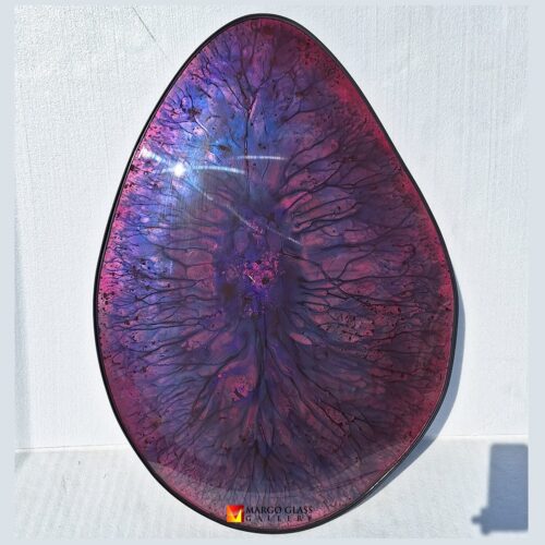 Convex Mirror Organic Pink Large 90x64cm