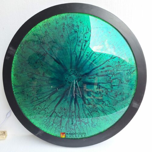 Convex Green Mirror 100 x 100 cm