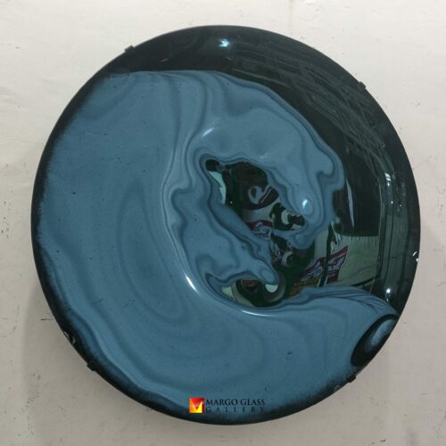 Concave Blue Mirror 90 cm x 90 cm