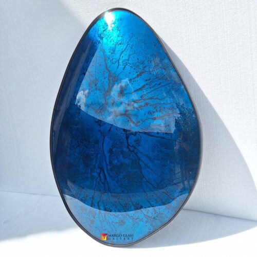 Organic Convex Blue Pigment 89x64 cm