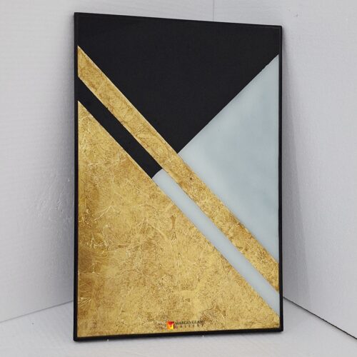 Rectangular Eglomise Mirror 60 x 40 cm