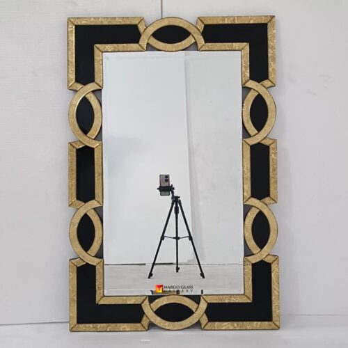 Modern Black Goldleaf 120x80 cm