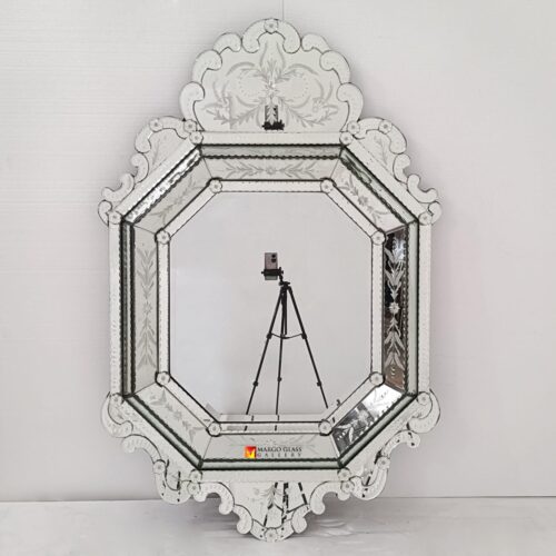Octagonal Venetian Mirror 150x100 cm