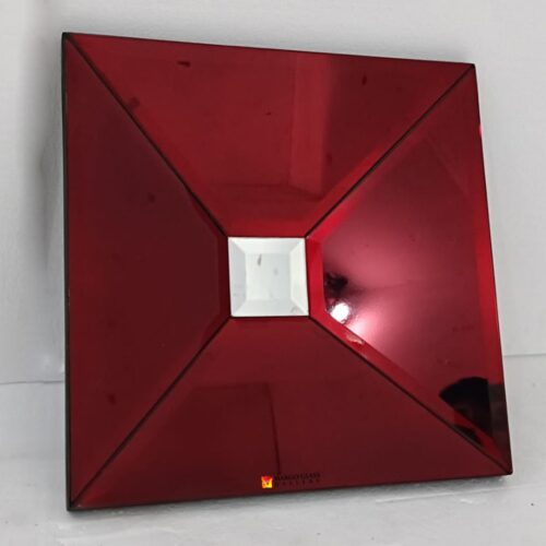 Red Baki Mirror 46x46 cm