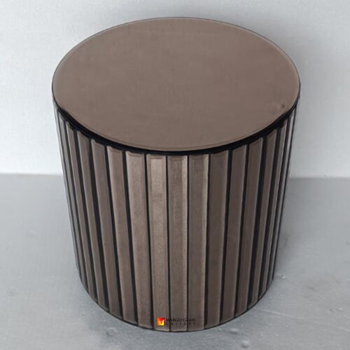 Stool Mirror Brown wdh 40x40x45 cm