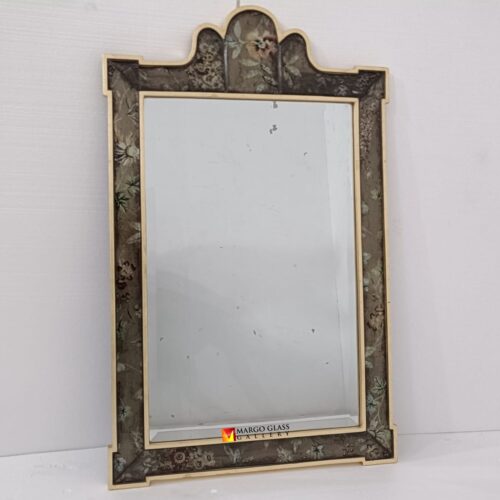 Wall Mirror Frame Printing Flower 120 x 75 cm