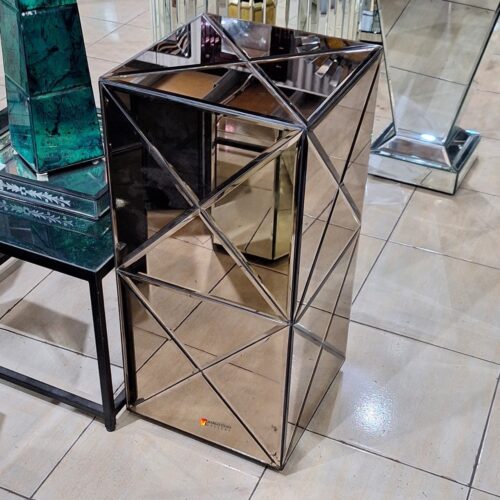 Box Brown Mirror Wdh 38x38x80 cm