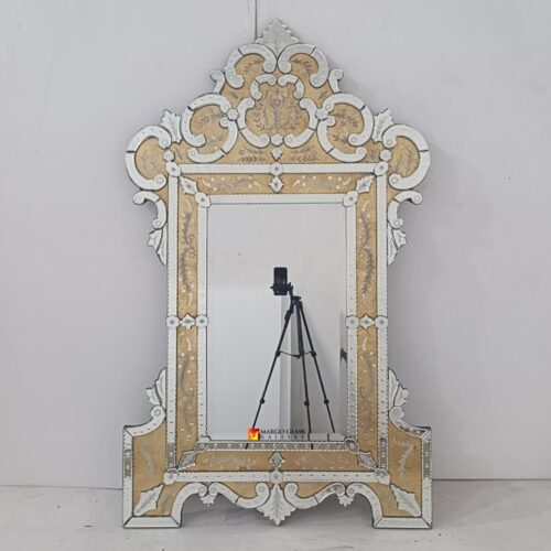 Venetian Mirror Gold 150x90 cm