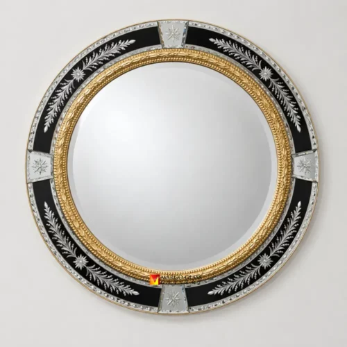 Modern Wall Mirror Round 110 x 110 cm
