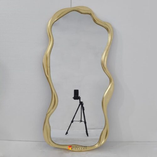 Beaded Wall Mirror 120x60 cm